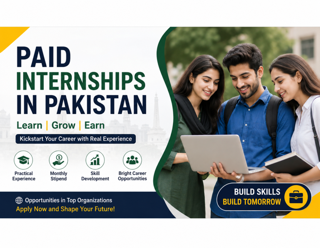 Paid Internships in Pakistan 2026 | Complete Guide for Students and Graduates To Apply Online