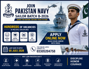 Pak Navy Sailor Batch B-2026 Jobs 2026 | Complete Guide To Apply