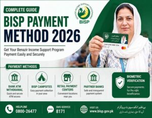 BISP Payment Method 2026 | Complete Guide to Receive Benazir Income Support Program Payments