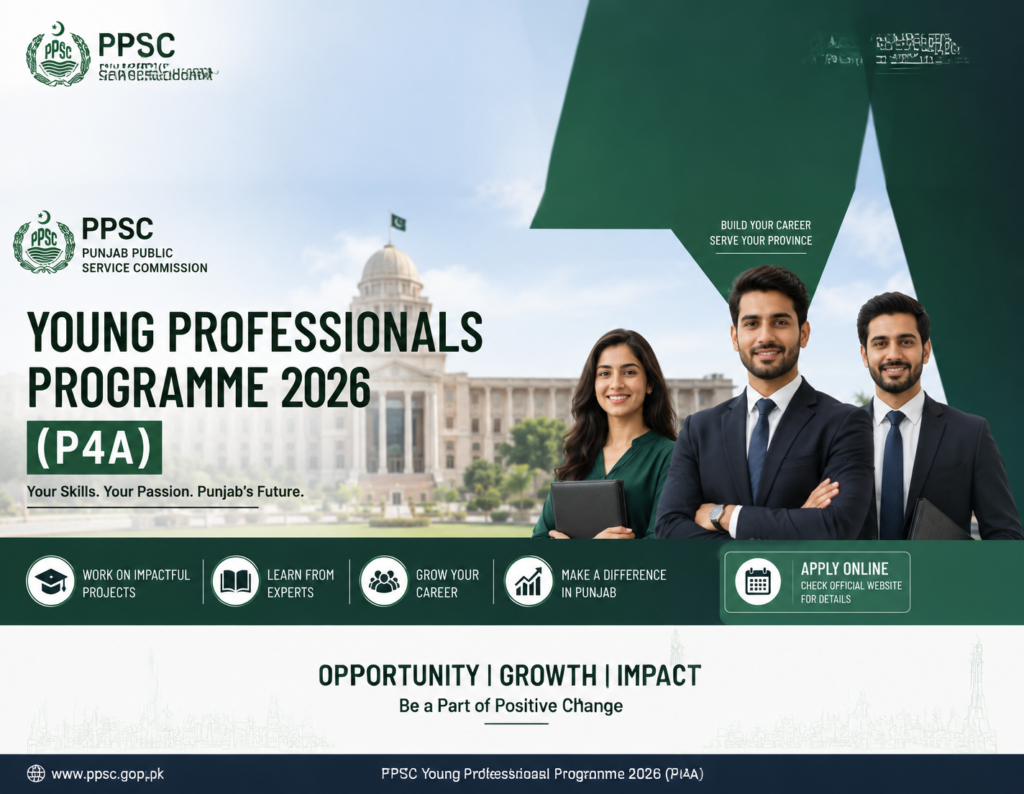 PPSC Young Professionals Programme 2026 (P4A) | Apply Now